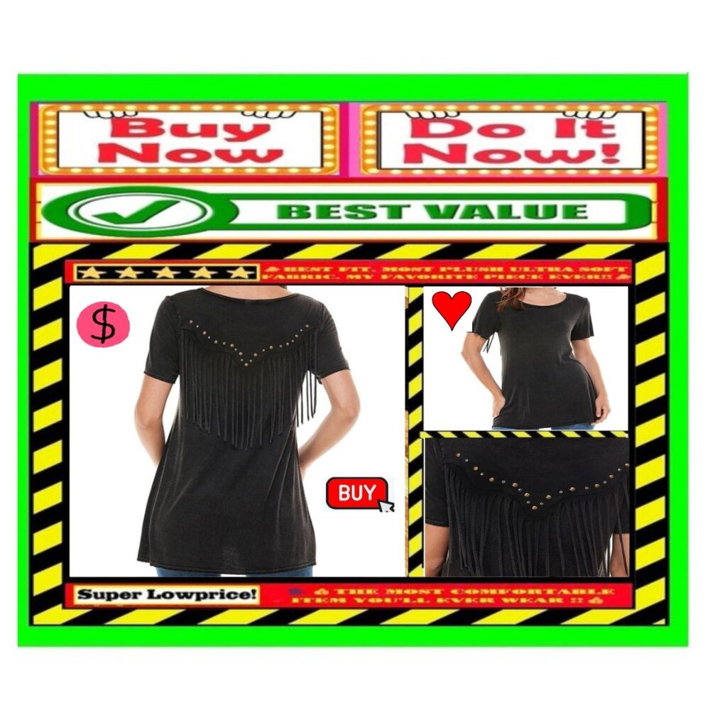 ✅🚨🆕🔴🌸S🌸A🌸L🌸E🌸❗️#️⃣1️⃣🔴📢BULLY Bling FRINGE Stud TOP🟢💸BUY NOW❗️💸🟢